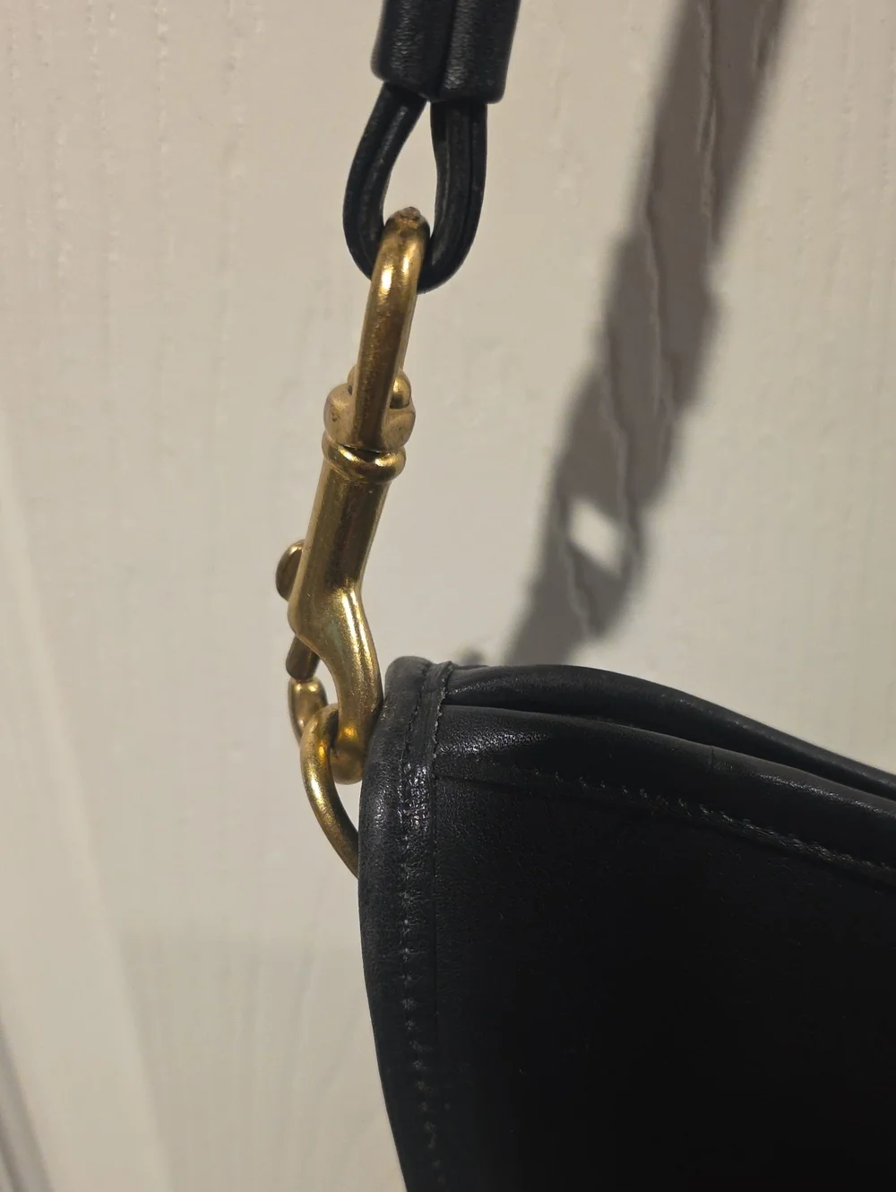 Coach vintage Swinger bag, classic half-moon shape and Double Strap - Picture 8 of 10
